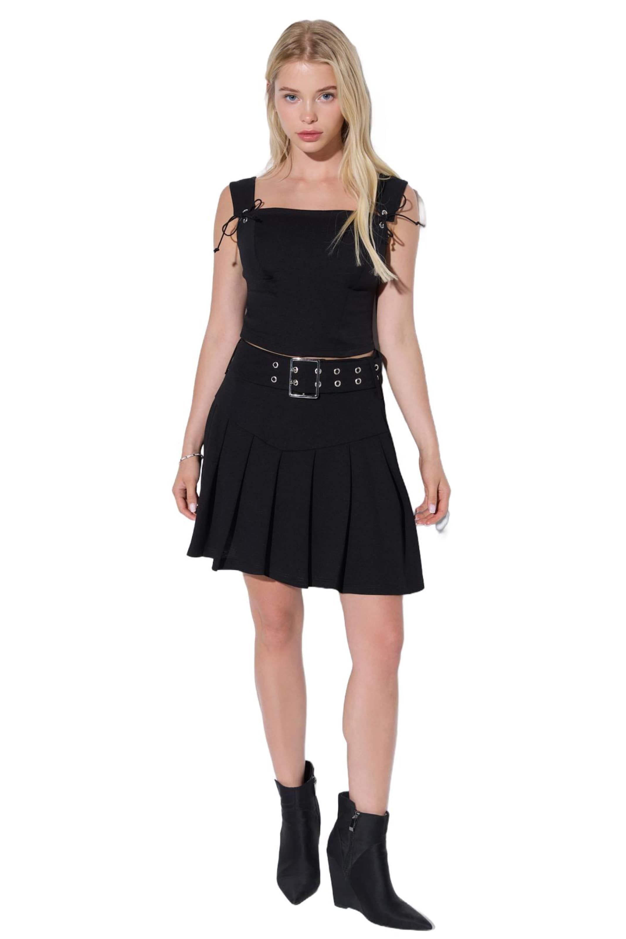 No Matter What Top in Zwart