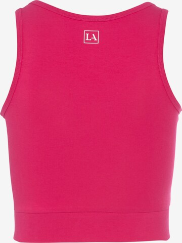 LASCANA Sporttop in Pink