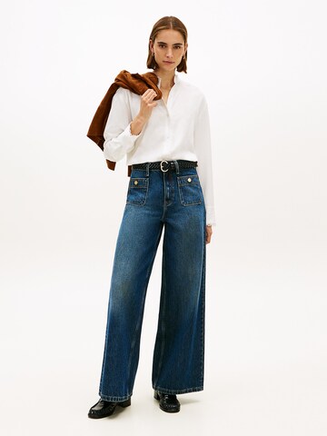 Chemisier TOMMY HILFIGER en blanc