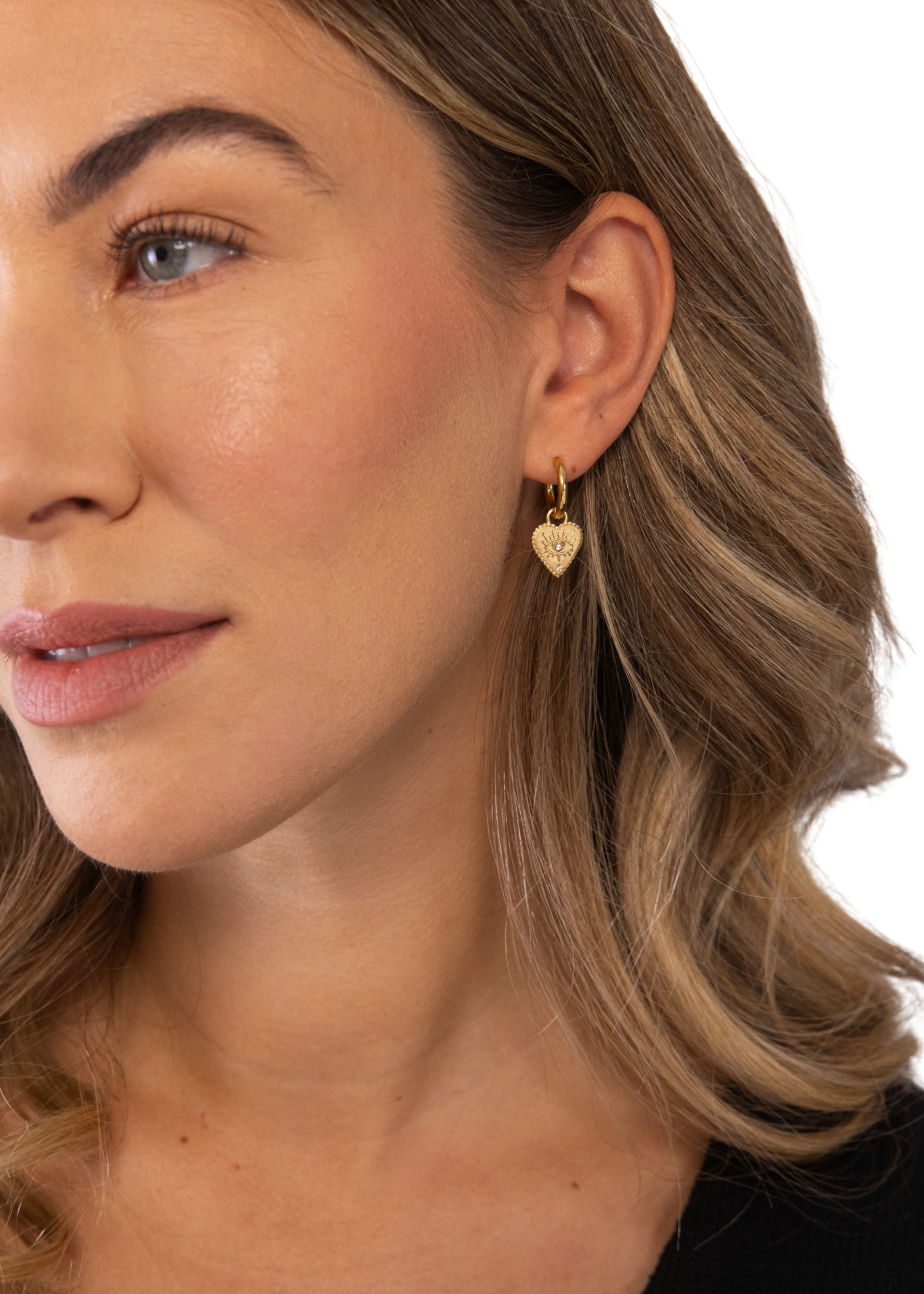 PURELEI Earrings 'Bright Heart' in Gold