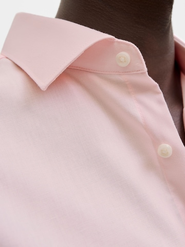 JACK & JONES Slim fit Overhemd in Roze