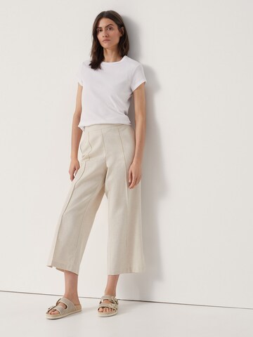 Someday Boot cut Pleated Pants 'Cinara' in Beige