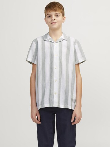 Jack & Jones Junior Comfort fit Overhemd in Groen: voorkant