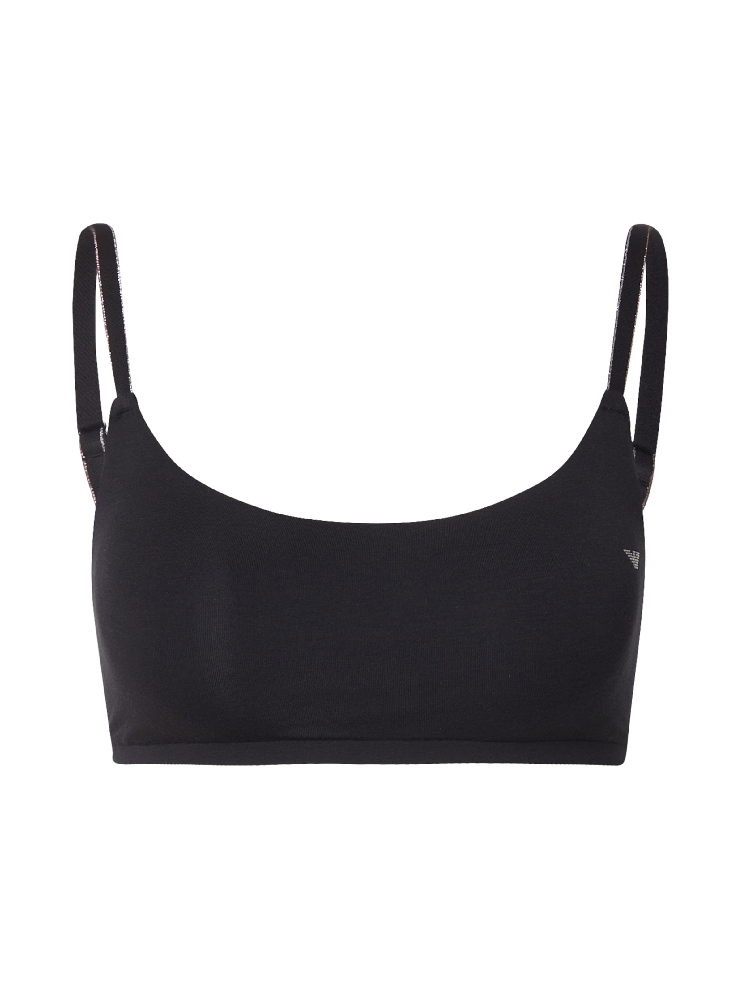 Emporio Armani Bralette Bra in Black: front
