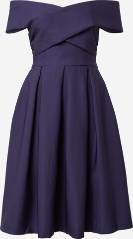 Chi Chi London Cocktail dress 'Bay' in Blue: front