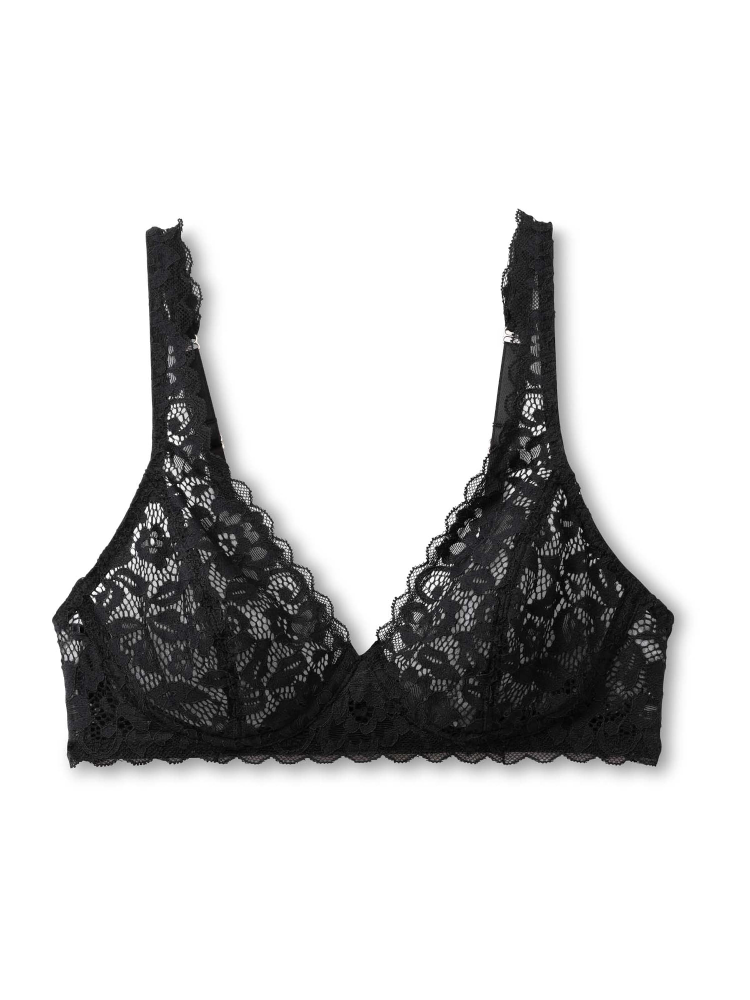 CALIDA - Clásico Sujetador en negro: frente