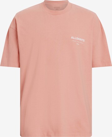 AllSaints Shirt 'Underground' in Roze: voorkant