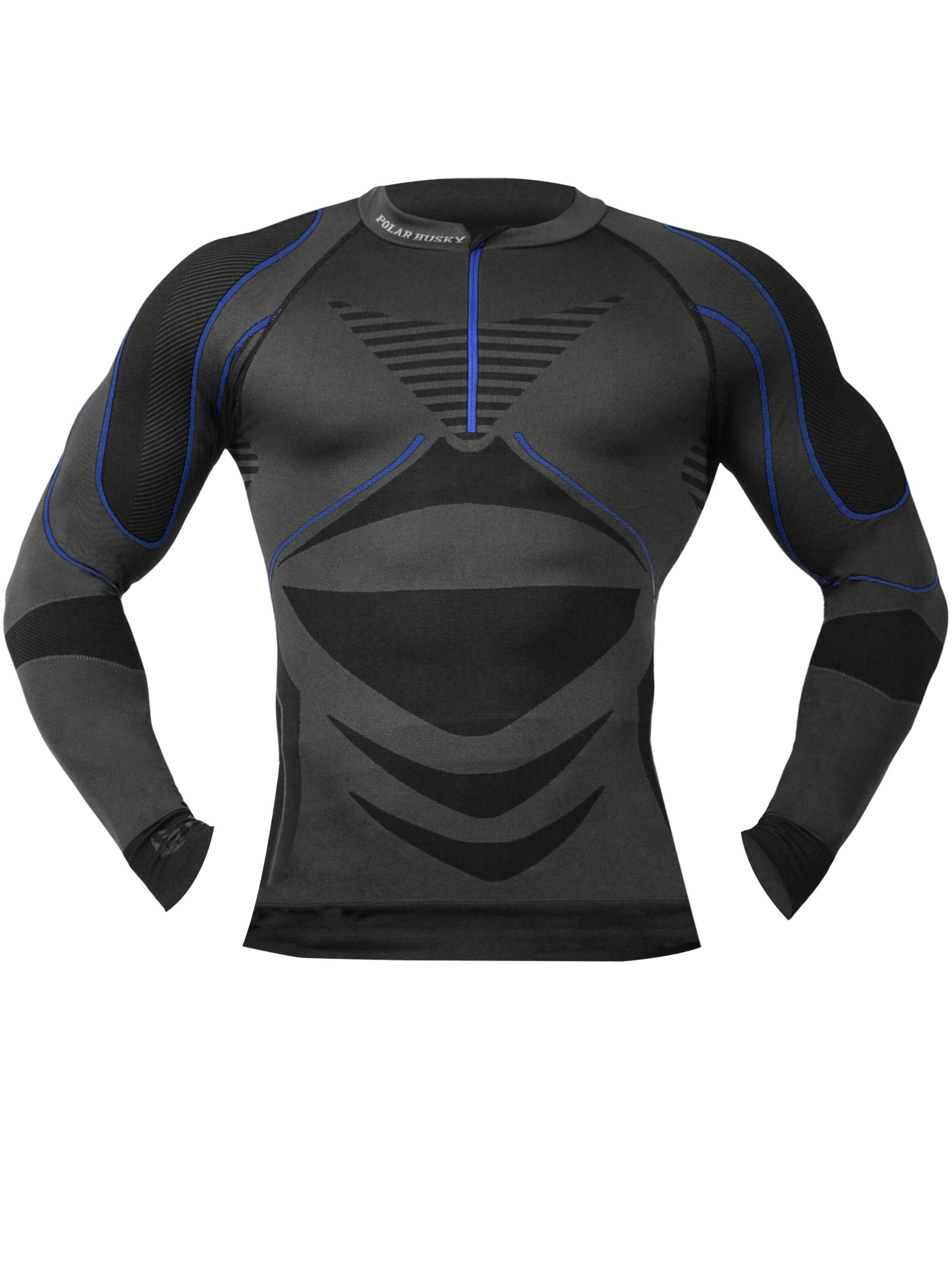 Polar Husky Base Layer in Grau: Vorderseite