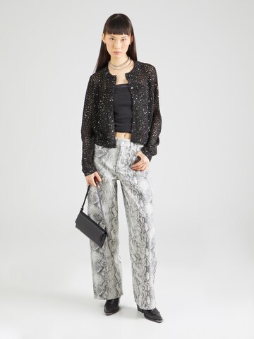 VERO MODA Knit Cardigan 'VMLeilani' in Black