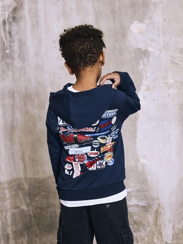 NAME IT Sweatshirt 'Superman' in Blauw: voorkant