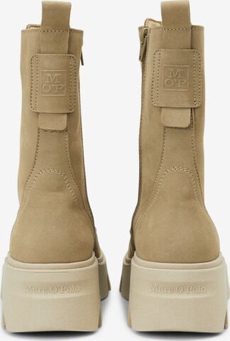 Marc O'Polo Lace-Up Ankle Boots in Beige