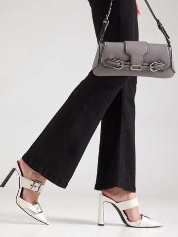 TOPSHOP Flared Jeans 'Hourglass' i svart