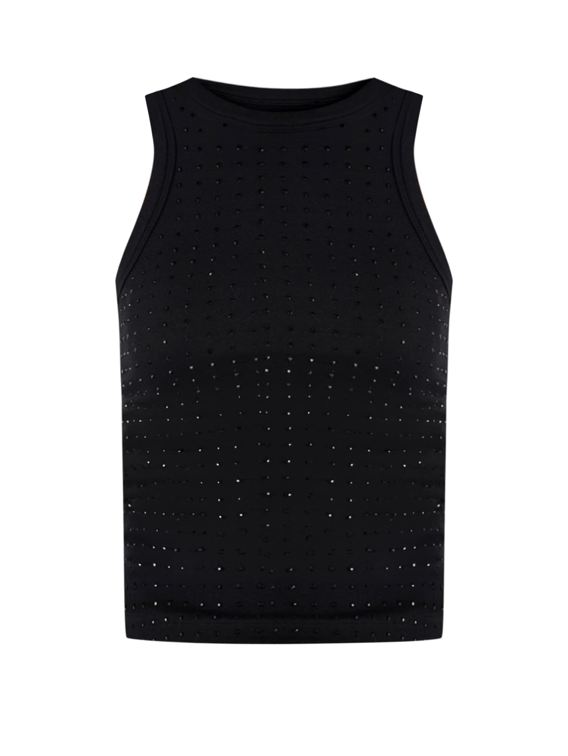 No Matter What Top in Zwart: voorkant