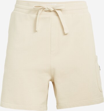 Tommy Jeans Cargobroek in Beige: voorkant