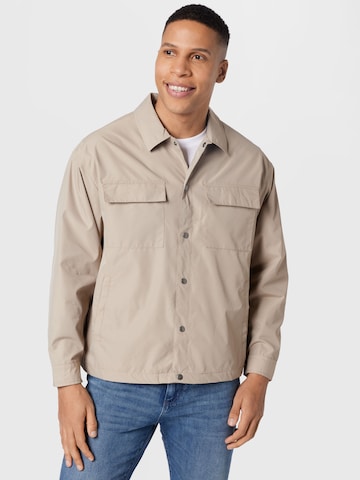 BURTON MENSWEAR LONDON - Chaqueta de entretiempo en beige: frente