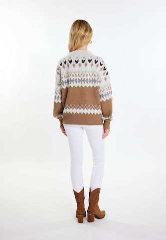 usha FESTIVAL Sweater 'Carnea' in Brown