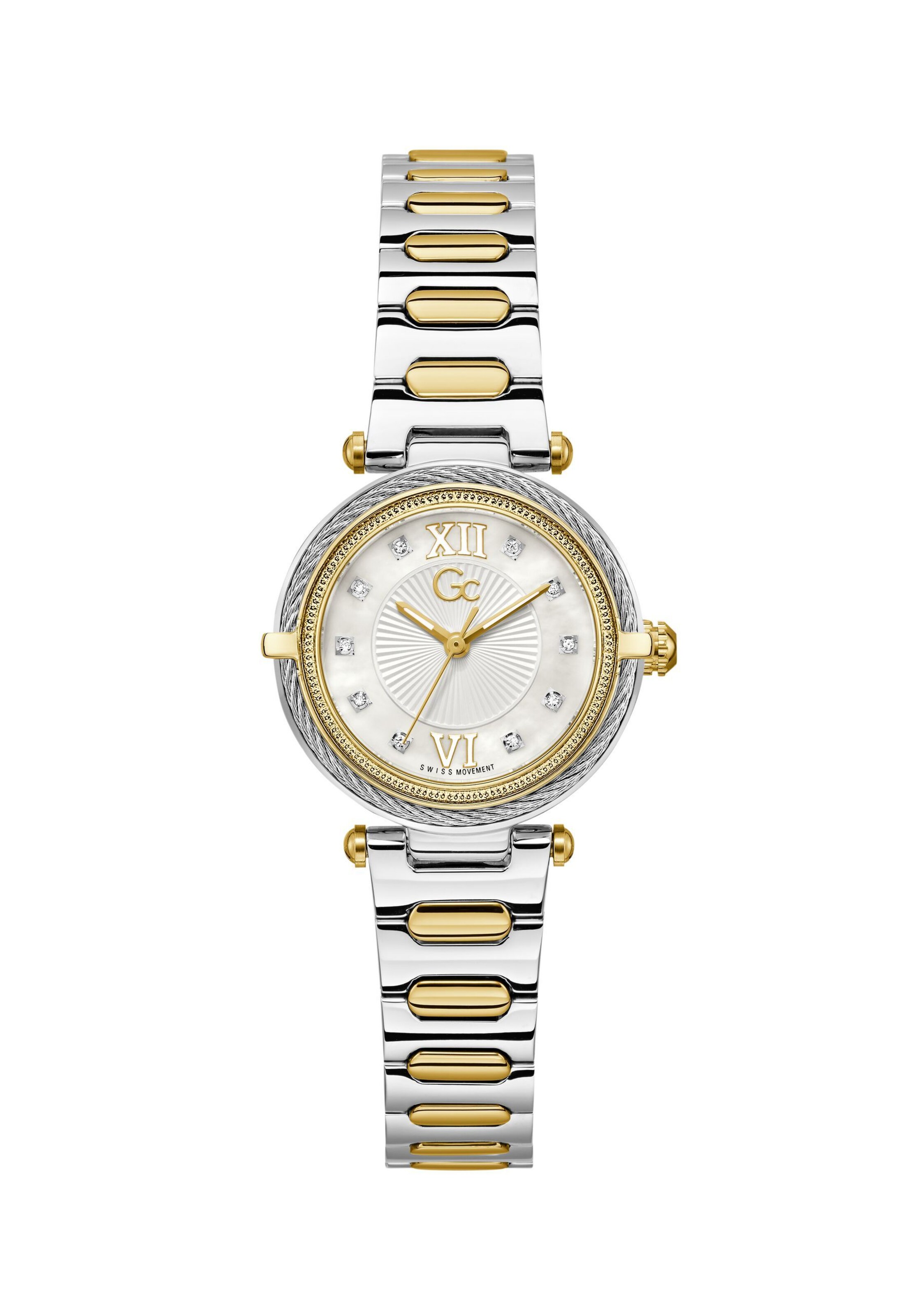 Gc Analogt ur i sølv: forside