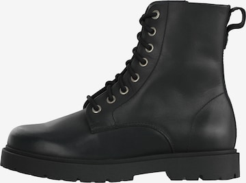 Ghete cu șireturi 'LENA' de la BIRKENSTOCK pe negru: față