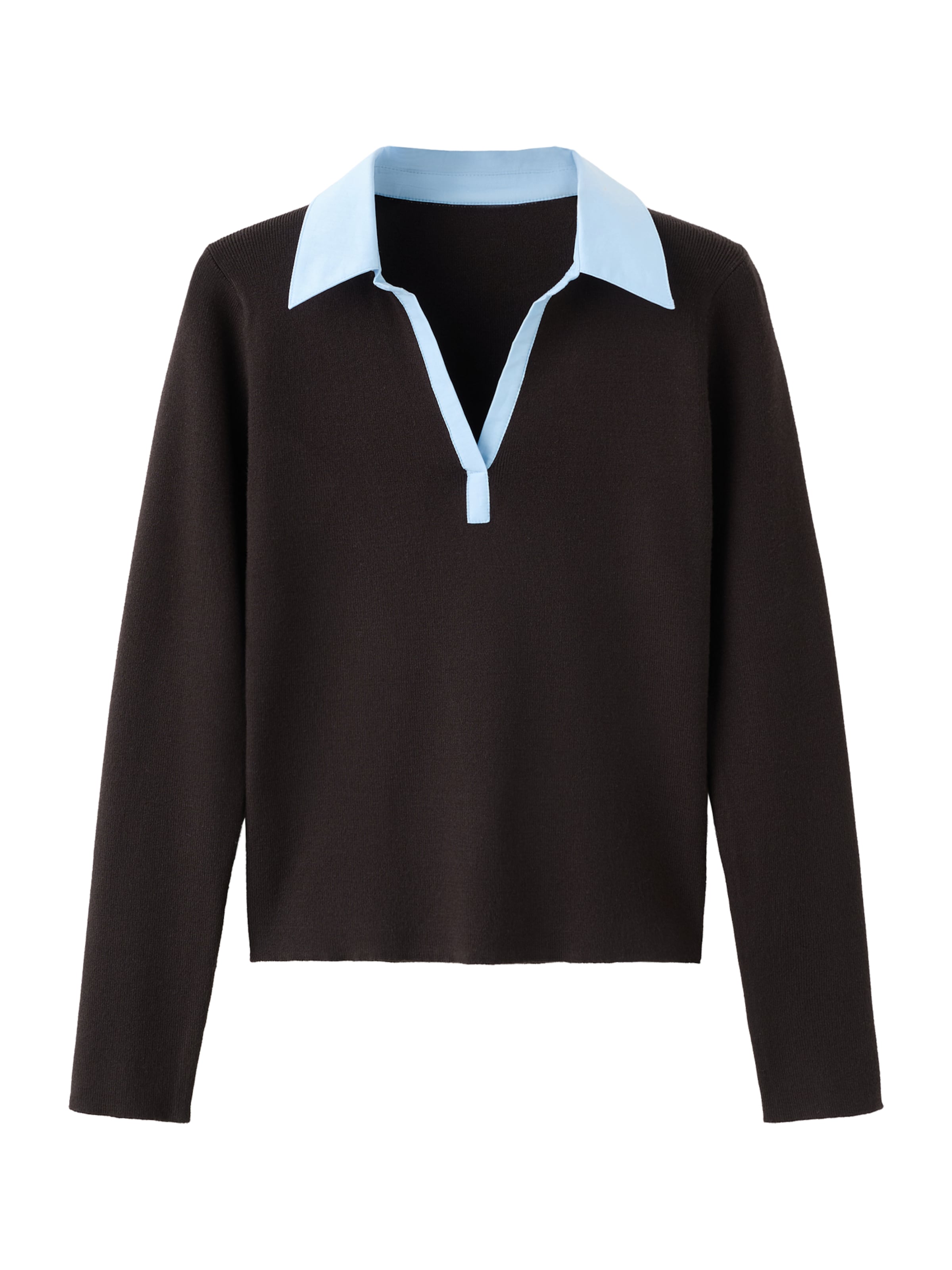 MANGO Sveter 'MARI' - Hnedá: predná strana