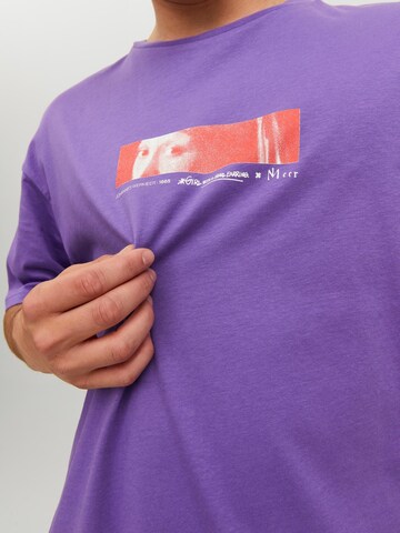 JACK & JONES Shirt 'Masterpiece' in Purple