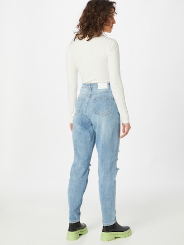 Missguided Tapered Jeans in Blue