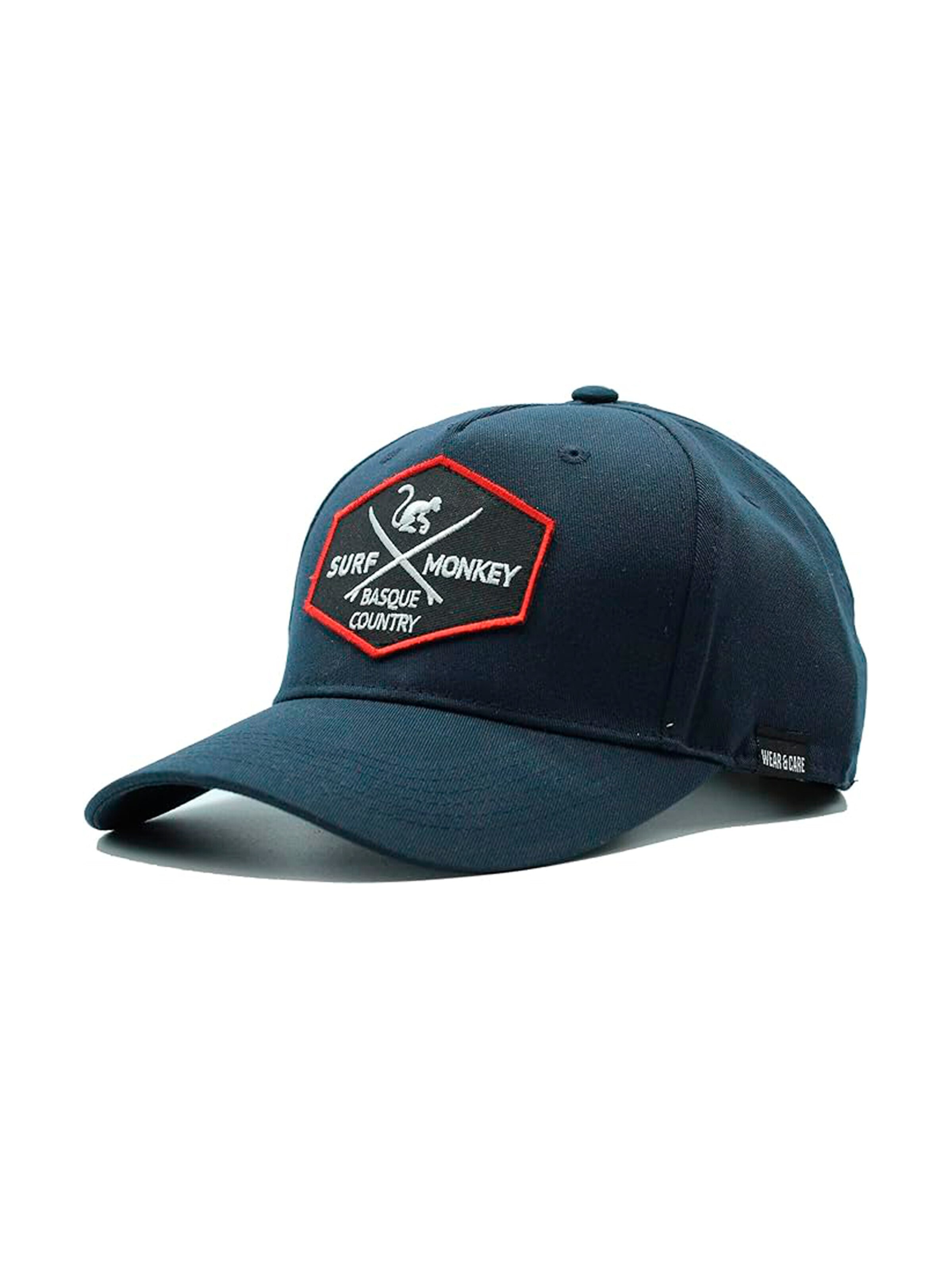 Cappello da baseball sportivo di Surf Monkey in blu: frontale