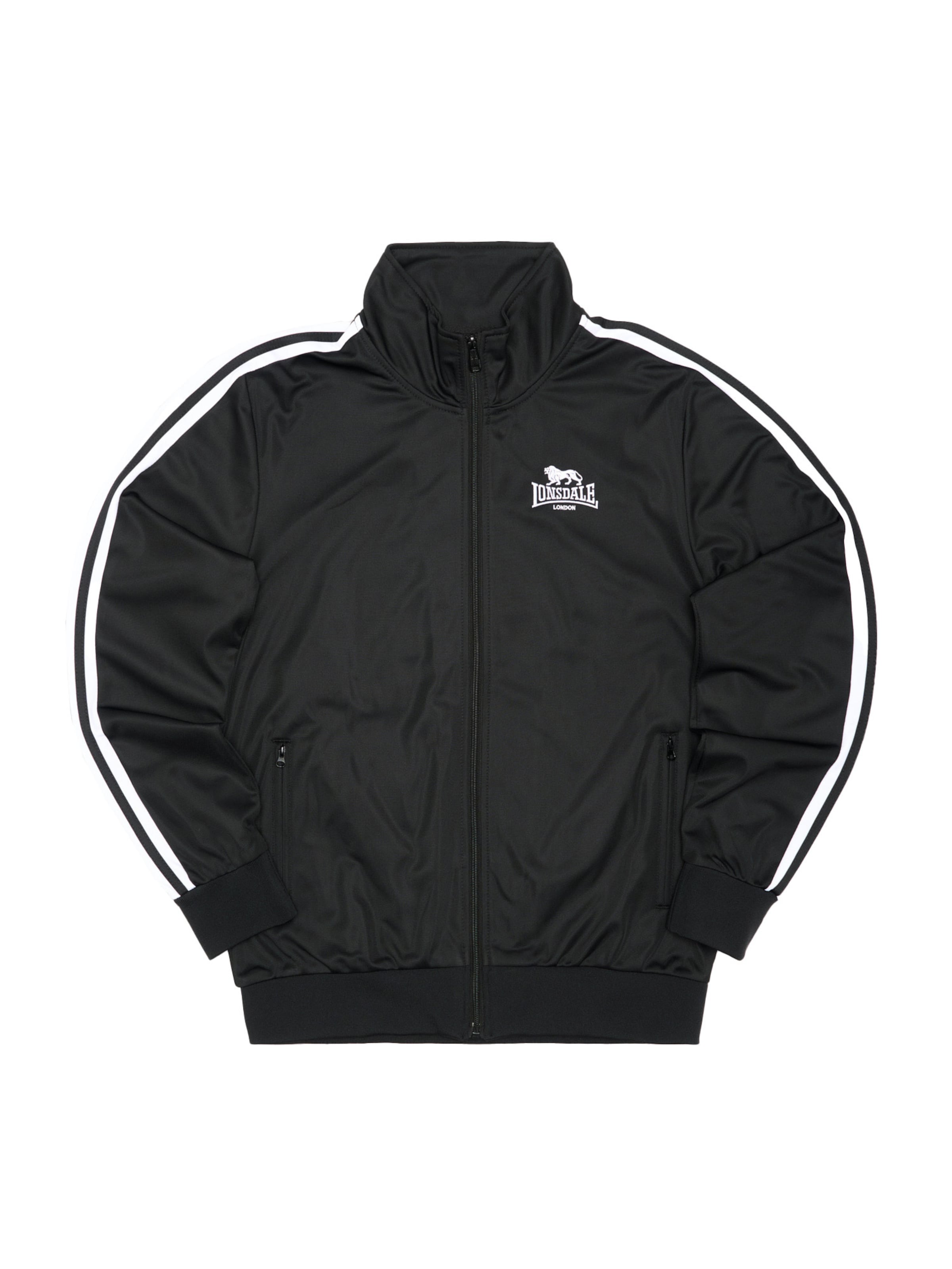 Veste de sport 'Hoylake' LONSDALE en noir : devant