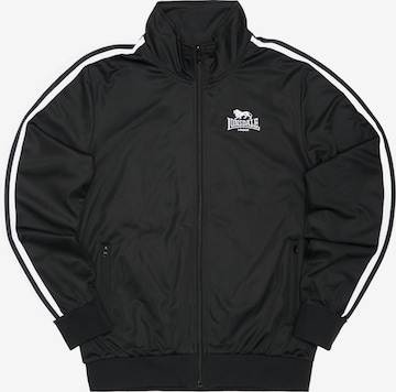 juoda LONSDALE Sportinė striukė 'Hoylake': priekis