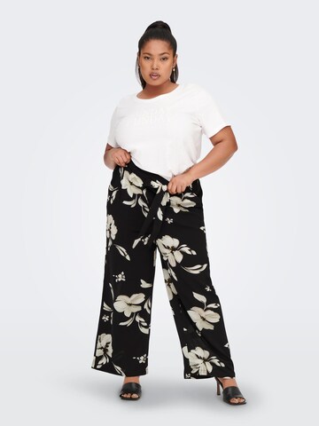 ONLY Carmakoma Loose fit Pleat-Front Pants in Black