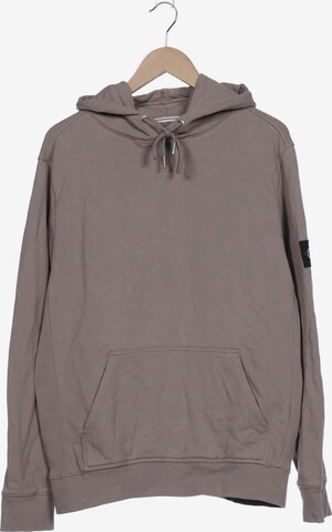 Calvin Klein Jeans Sweatshirt & Zip-Up Hoodie in XL in Beige: front