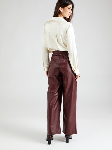 modström Loose fit Pants 'Huxley' in Brown