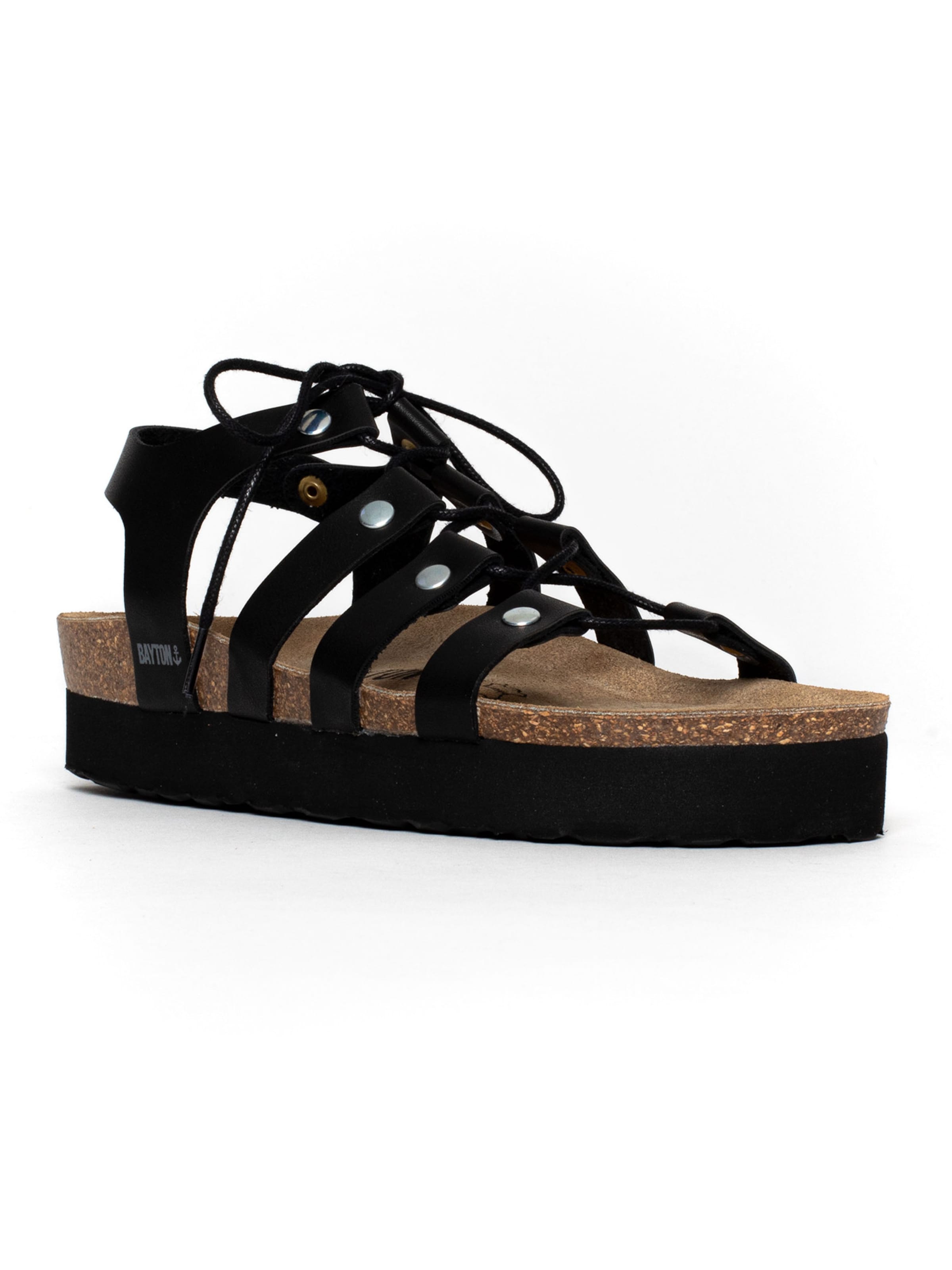 Bayton Remienkové sandále 'Jaen' - Čierna