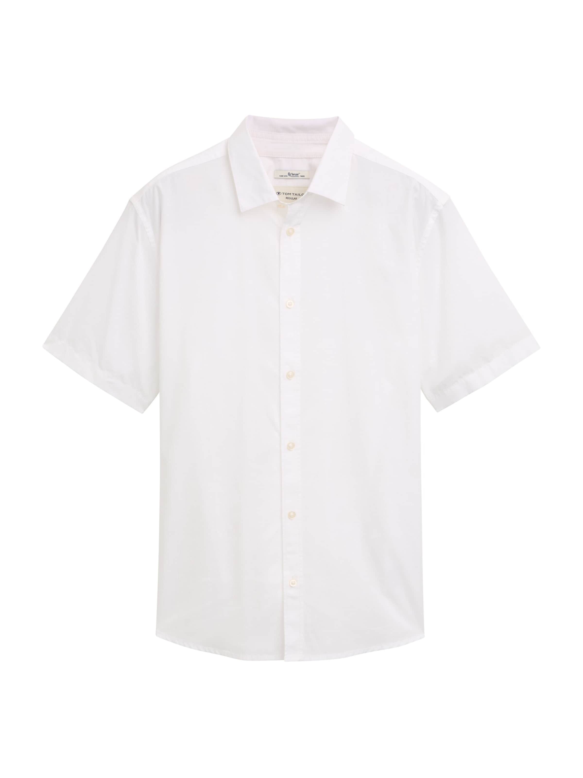 TOM TAILOR Overhemd 'Smart' in de kleur Wit, Productweergave