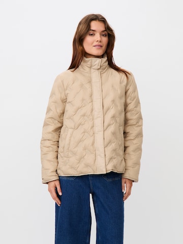 Manteau d’hiver Masai en beige : devant