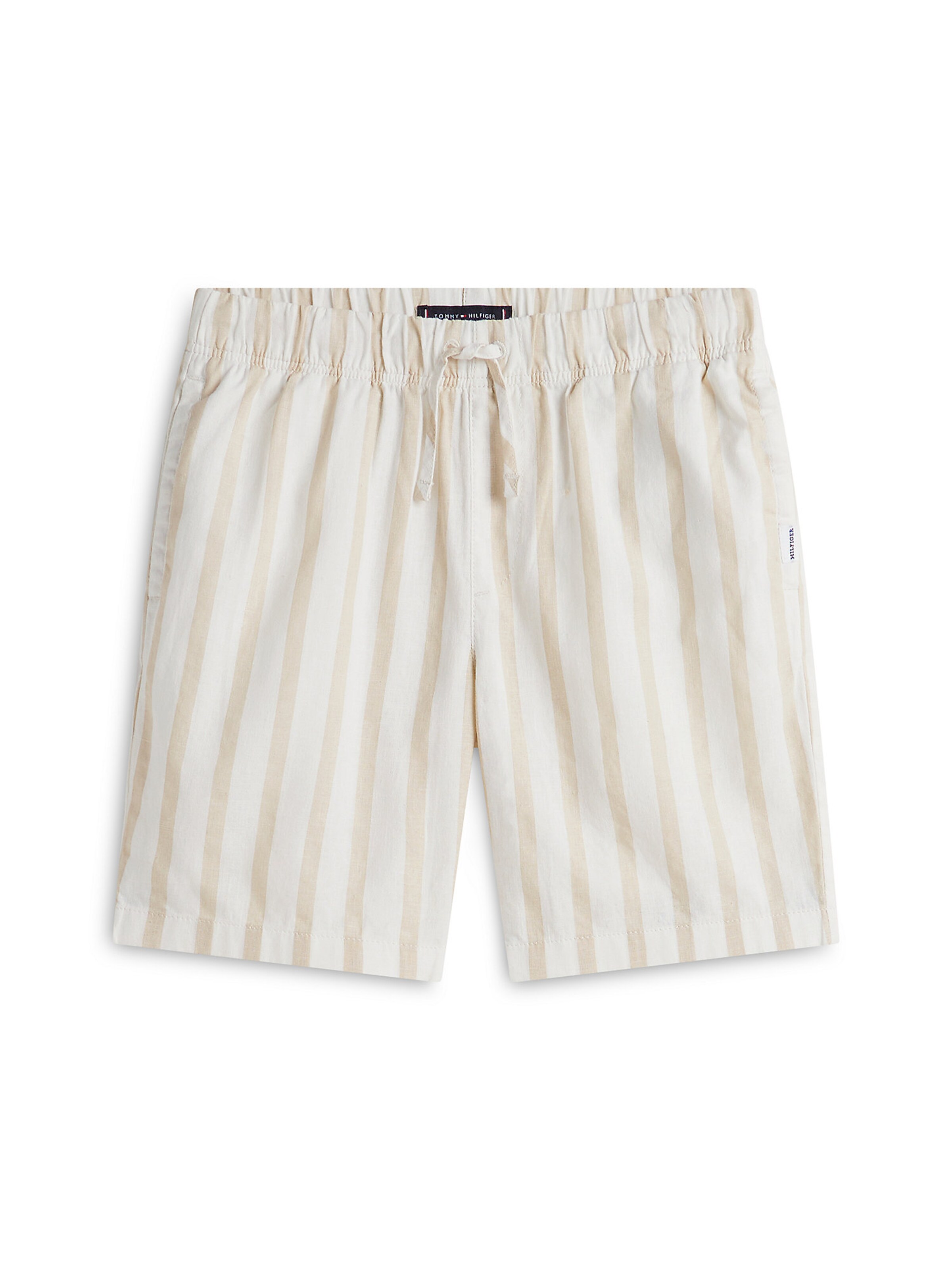 TOMMY HILFIGER Loosefit Broek in Beige: voorkant