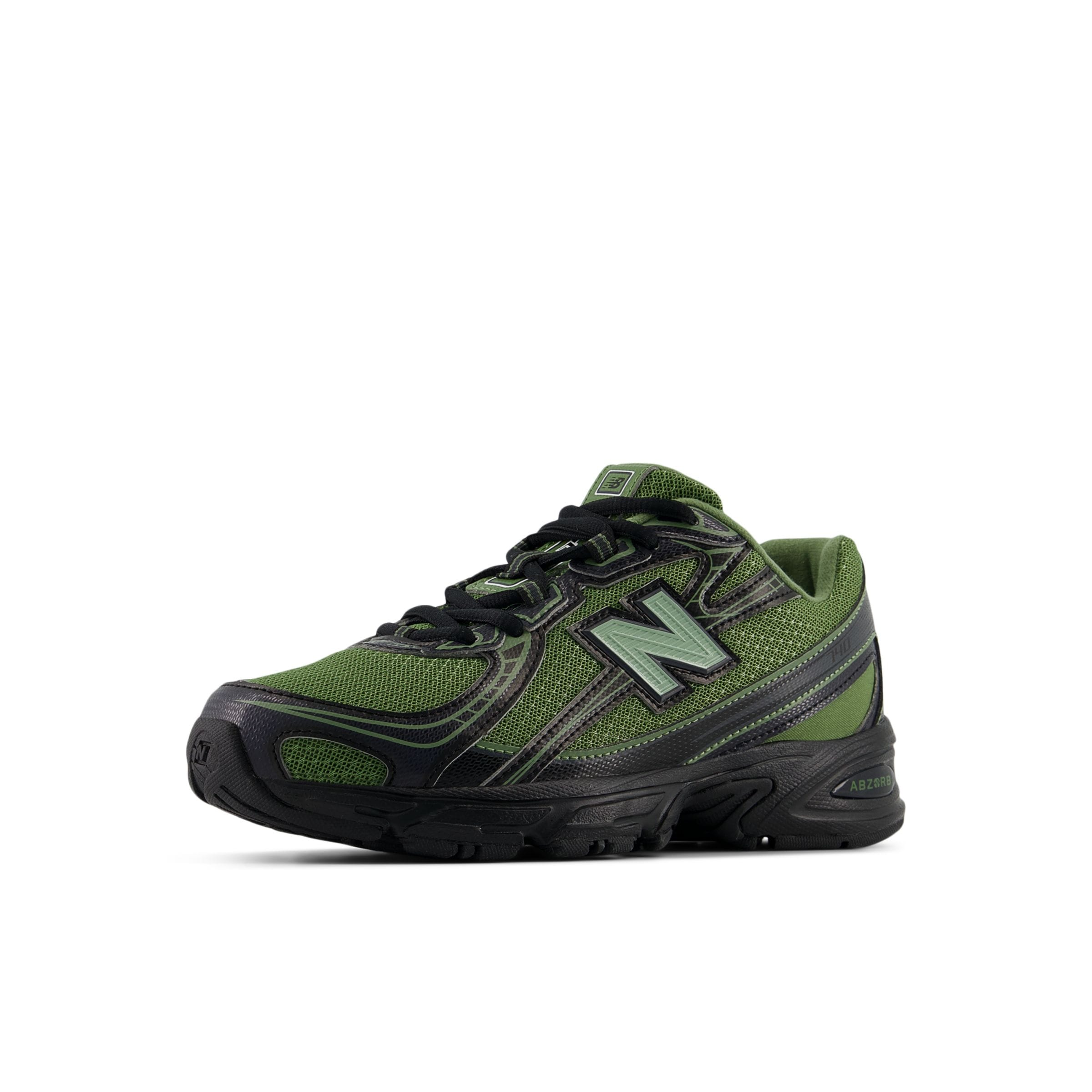 new balance Sneakers '740 Lace' in Groen: voorkant