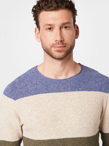 JACK & JONES Sweater in Blue