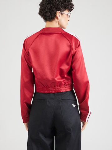 ADIDAS ORIGINALS Bluza rozpinana 'SST' w kolorze czerwony