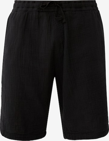 Regular Pantalon s.Oliver en noir : devant