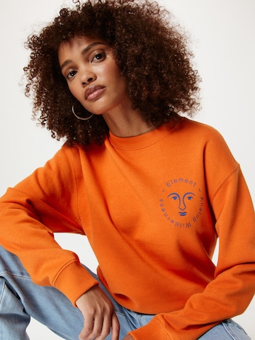 ELEMENT Sweatshirt i orange