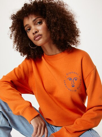 ELEMENT Sweatshirt i orange