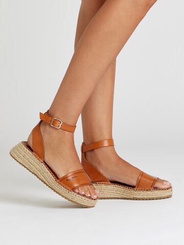 Pepe Jeans Sandale 'Kate Emboed' in Bronze