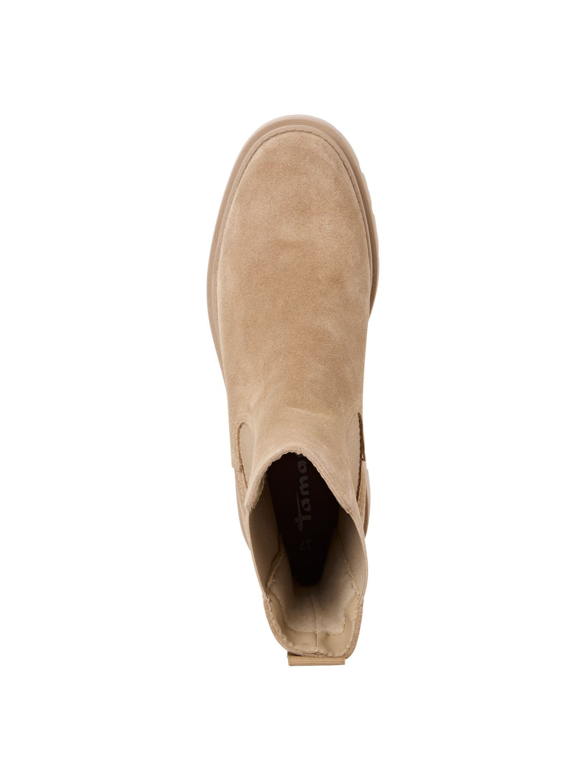 Tamaris Chelsea boots in Beige