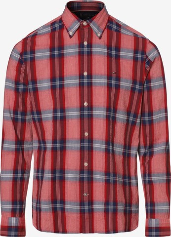 TOMMY HILFIGER Regular fit Button Up Shirt in Red: front