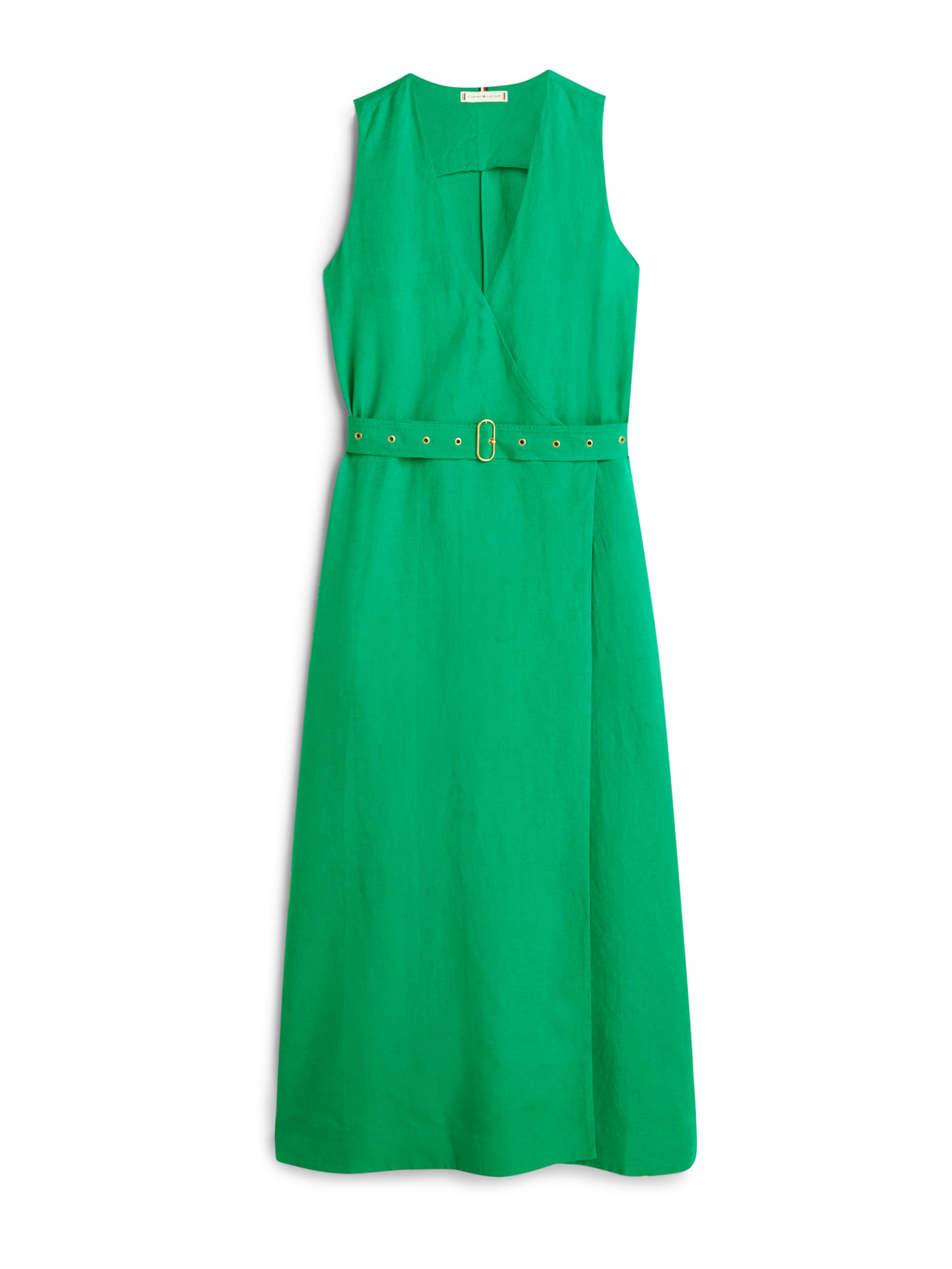 Robe TOMMY HILFIGER en vert : devant