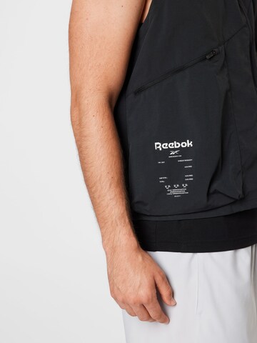 Gilet de sport Reebok en noir