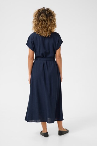 Cream Dress 'Venta' in Blue