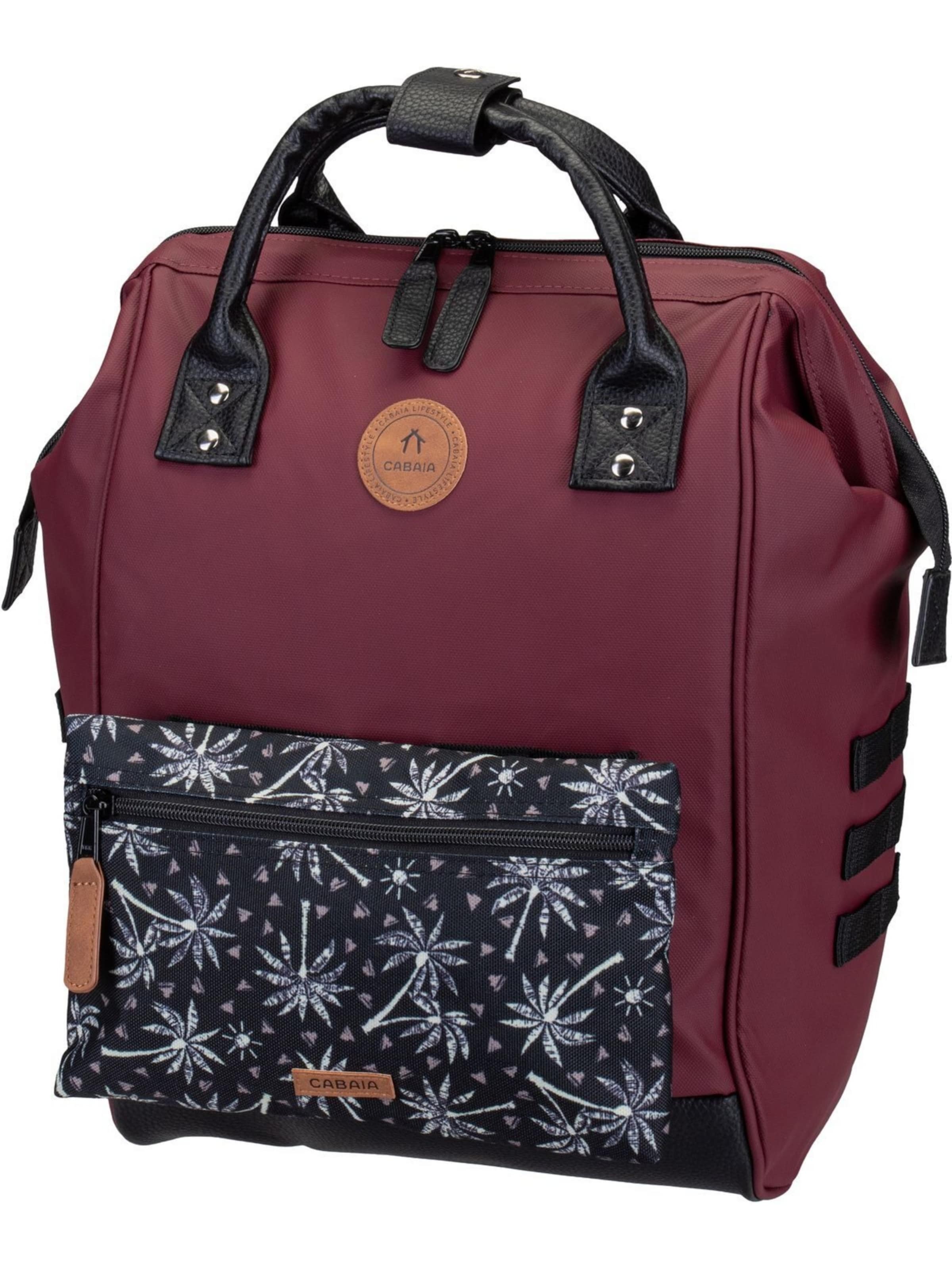 Cabaia Backpack 'Adventurer' in Red: front