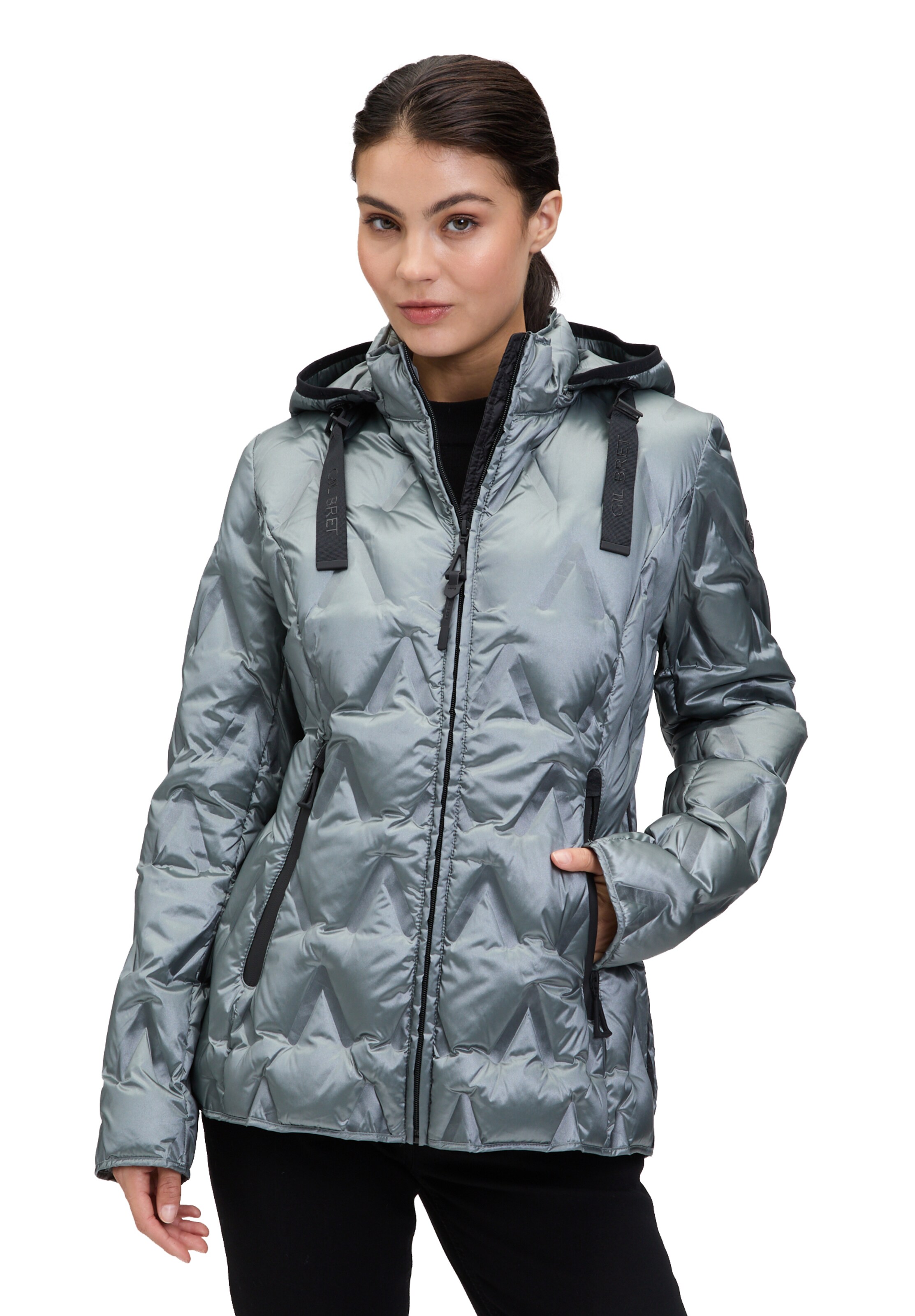 GIL BRET Between-Season Jacket in Grey: front