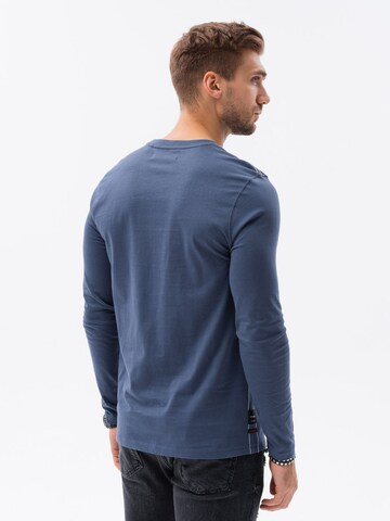 Ombre Shirt 'L130' in Blau